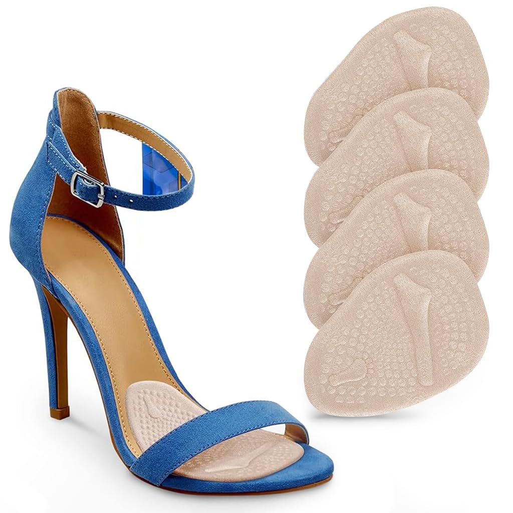 PALAY Foot Support for High Heels Anti Slip Soft Gel Insole Pads Ball of Foot Cushion Pad for Heels, Shoes Metatarsal Pads for Toes Pain Metatarsalgia Dancer Metatarsal Pads for Women, Men - 2 Pair PALAY Foot Support for High Heels Anti Slip Soft Gel Insole Pads Ball of Foot Cushion Pad for Heels, Shoes Metatarsal Pads for Toes Pain Metatarsalgia Dancer Metatarsal Pads for Women, Men - 2 Pair